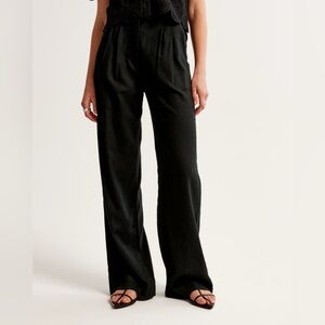 A&F Sloane Tailored Linen-Blend Pant 24R